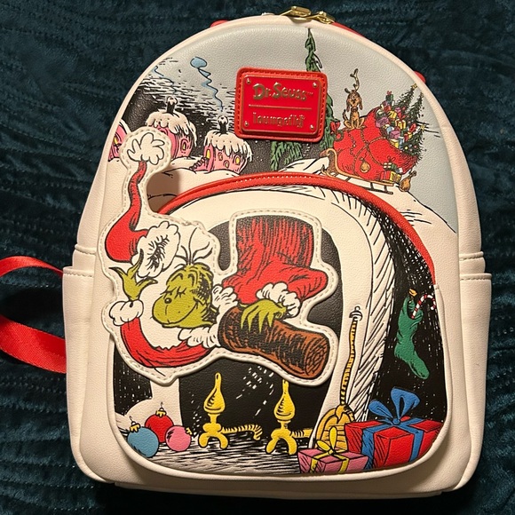 Loungefly Handbags - Loungefly Dr. Seuss Grinch Mini Backpack